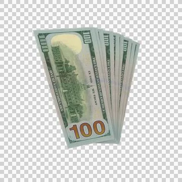 US 100 Dollar Note Bill Money 01 Stockillustratie