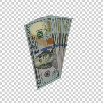 US 100 Dollar Note Bill Money 02 Stock Illustration
