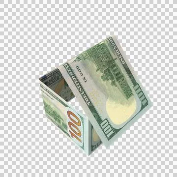 US 100 Dollar Note Home Money 02 Stockillustratie