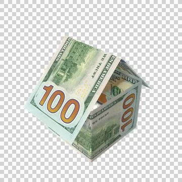 US 100 Dollar Note Home Money 04 Stock Illustration