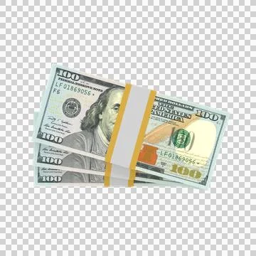 US 100 Dollar Note Ladder Money 00 Stockillustratie