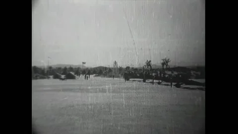 US - 1920 - in this silent drama, a captain sends a pilot from the Mexican Stock Footage 313207391