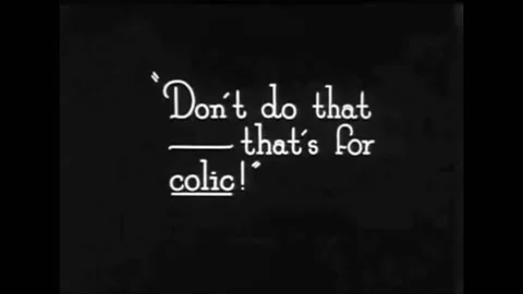 US - 1921 - in this silent comedy, a clueless couple tries several wrong methods 스톡 동영상 277299548