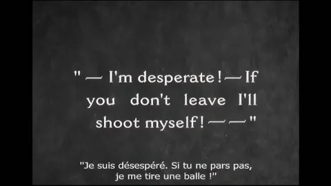 US - 1927 - in this silent comedy, a man threatens to shoot himself if his Stock Footage 296395243