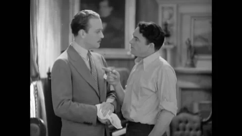 US - 1929 - in this comedy, a man from the working-class tries to make a wealthy Stock Footage 325201688