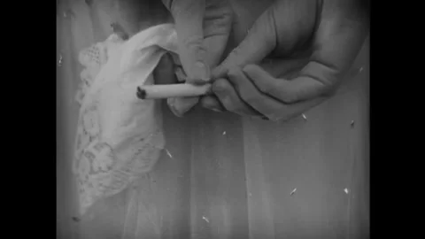 US - 1929 - in this comedy, to teach a judgmental in-law a lesson, a woman Stock Footage 337969558