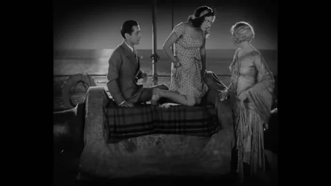 US - 1929 - in this romance, when a lady interrupts a date, the assertive Stock Footage 325205305