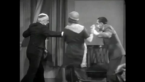 US - 1931 - in this comedy, two men try to hide their ex-wife in the worst Stock Footage 340582492