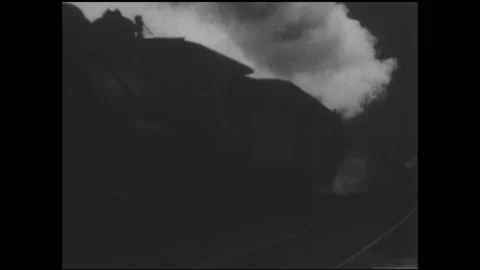 US - 1931 - in this silent documentary, a train goes to a town in Kentucky. At Stock Footage 313209488