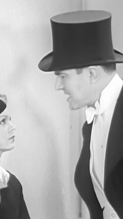 US - 1934 - in this comedy, a couple argues. When the man tells the woman he Stock Footage 340196053