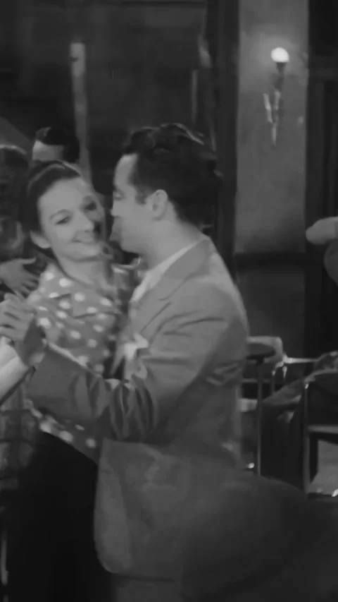 US - 1936 - in this comedy, young people are dancing at a club and having fun Stock Footage 339839758