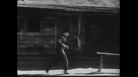 US - 1942 - in this western, a corrupt sheriff tells some ranchers that an Stock Footage 340591148