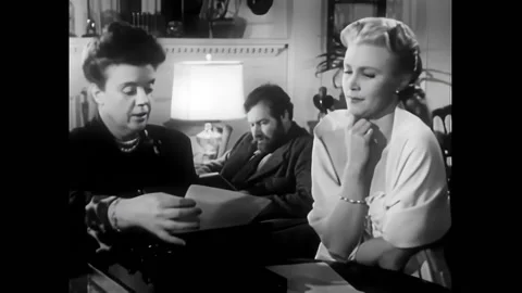 US - 1951 - in this comedy, a paralegal reads a letter of complaint to a client 库存影片 296397207