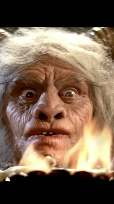 US - 1975 - in this horror film, the devil performs a painful ritual on a human Stock Footage 340289543