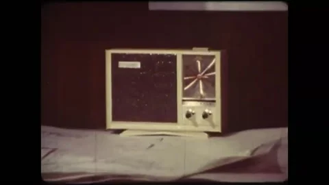 US - 1976 - in this documentary, a tornado warning is issued on the radio. Stock Footage 325204792