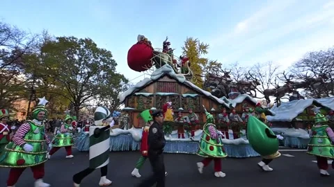 US: 2025 Macy's Thanksgiving Day Parade Stock Footage 321931634