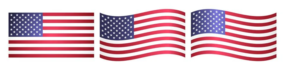 US 3 D icon Stock Illustration