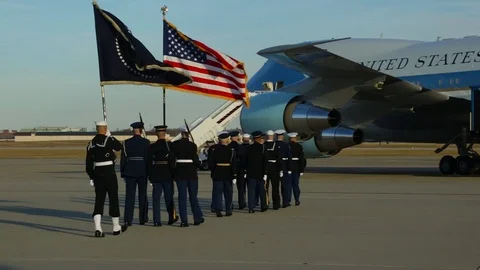 Air Force Band and Ceremonial Stock Video Pond5