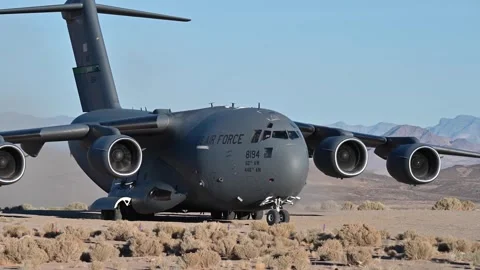 Air Force C-17 Globemaster III Stock Video Pond5