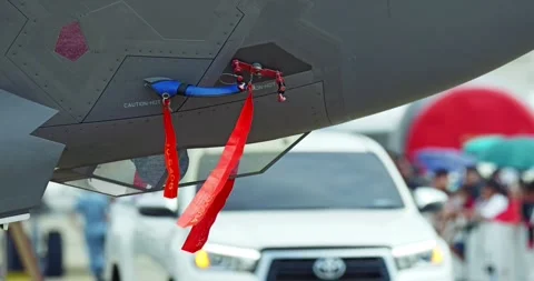 US Air Force F-35A stealth fighter jet o... | Stock Video | Pond5