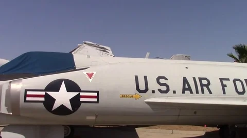 US Air force fighter jet Video stock 77149890