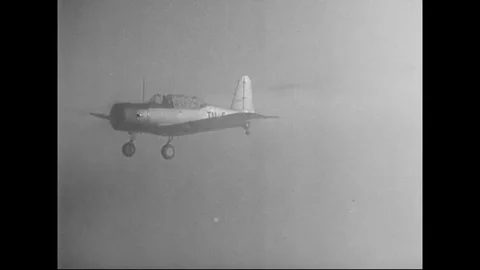 US Air Force Fighters Flying Through Clouds And In Formation Stock Footage 107918782