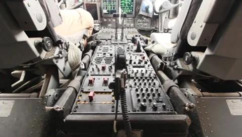 U.S Air Force Plane Pilot (HD)c Stock Footage 7732421