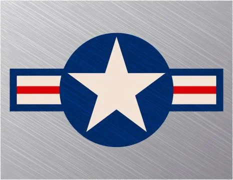 Us air force sign Stock Illustration
