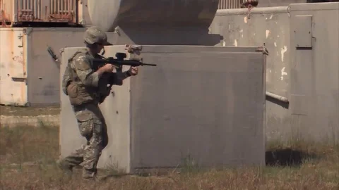 U.S. Air Force Support Operations Squadron - 2014 Stock Footage 100748626