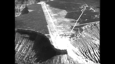 The U.S. Air Force tests the ejection seats in new super sonic jets in 1956. Video stock 118066008