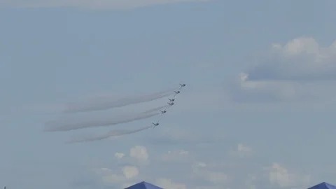 US Air Force Thunderbirds precision formation flight11 4K Видео 93142550