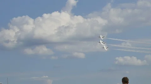 US Air Force Thunderbirds precision formation flight1 4K Видео 93143526