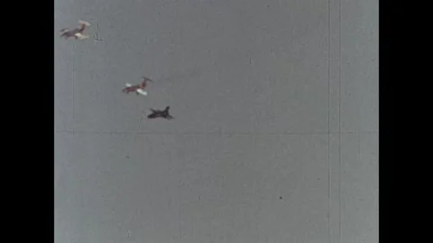 U.S. Air Force X-15 rocket powered aircraft in flight Stock Footage 269506506