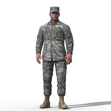 3D Model: US Army Basic Infantry ~ Buy Now #91438335 | Pond5