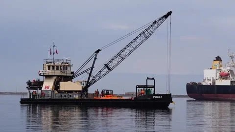 U.S. Army Debris Vessel M/V Puget Video stock 285396835
