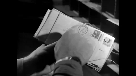 The U.S. Army Postal Service delivers the mail to troops in the field in the Stock Footage 83137526
