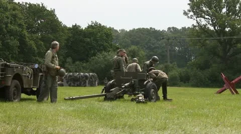 US Army prepares for battle Stock Footage