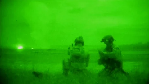 US Army soldiers during their special forces training - 2018 Stock Footage 103630766