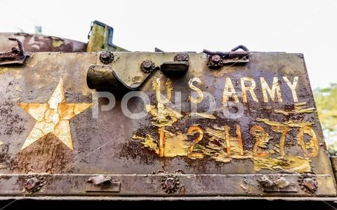 US Army truck at the Hue war Museum; Hue, Thua Thien-Hue Province, Vietnam Stock Photos