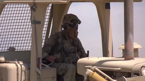 US Army Using Its Best Armor - Combined Live-Fire Exercise  (7) Stock Footage 162546757