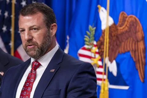 US Attorney General hosts press conference on Minnesota public-benefits fraud an Stock Photos