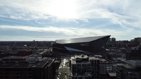 Minnesota Vikings Us Bank Stadium In Minneapolis Stock Photo