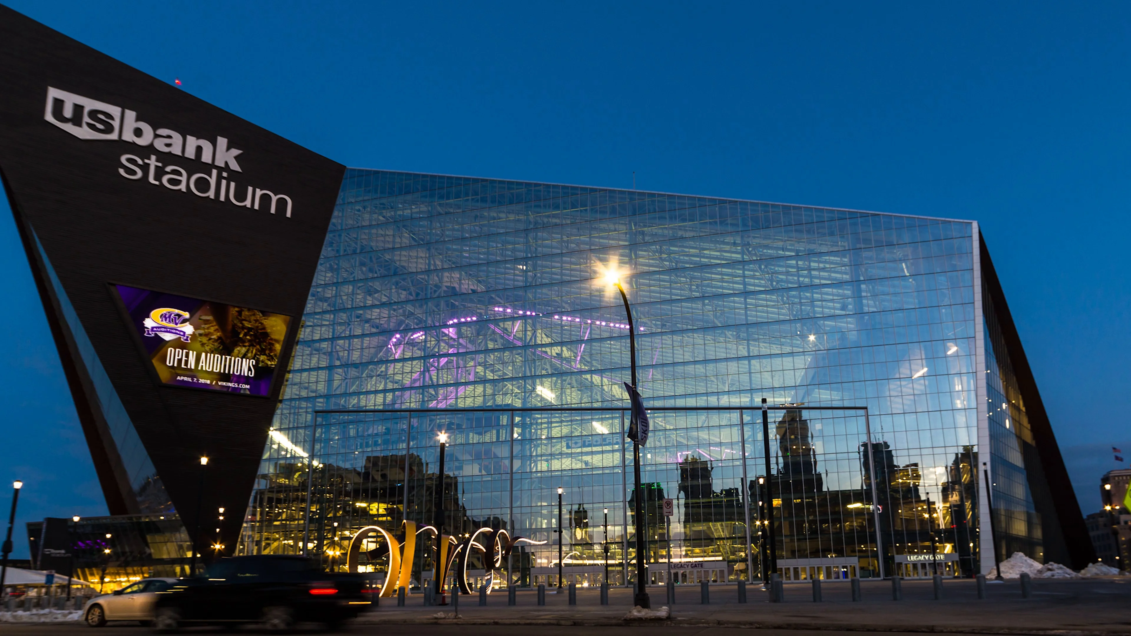 Official Minnesota Vikings U.S. Bank Stadium Construction Time-Lapse 