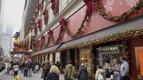 US: Black Friday kicks off amid cautious US consumer sentiment Stock Footage 321939782