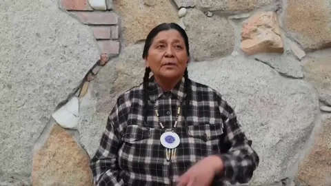 US border wall construction disrupts sacred hill of an indigenous community in n Stock Footage 332731494