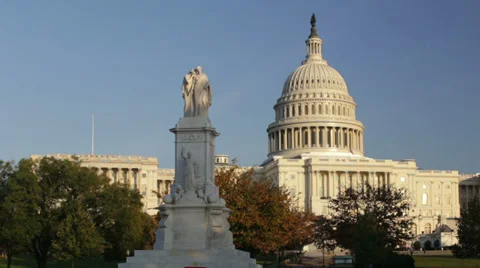 The US Capital Dome in Washington DC Stock Footage 32243901