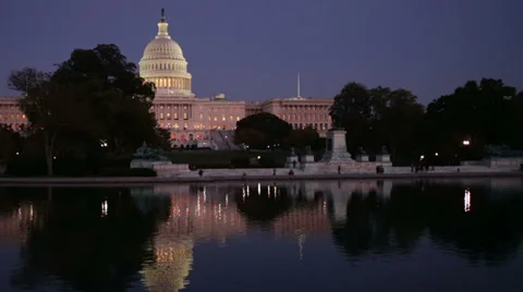 The US Capital Dome in Washington DC Stock Footage 32243902