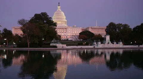 The US Capital Dome in Washington DC Stock Footage 32244036