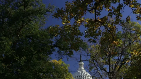The US Capital Dome in Washington DC Stock Footage 32358764