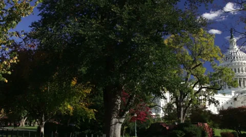 The US Capital Dome in Washington DC Stock Footage 32359485
